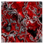 Fractal Marbled 07 Large Satin Scarf (Square) Front