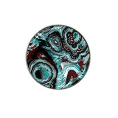 Fractal Marbled 05 Hat Clip Ball Marker by ImpressiveMoments