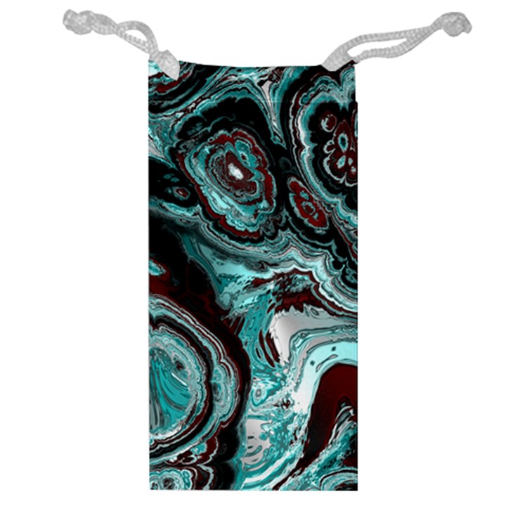 Fractal Marbled 05 Jewelry Bags