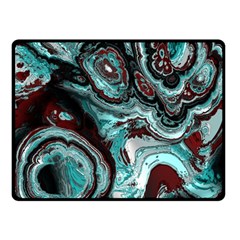 Fractal Marbled 05 Double Sided Fleece Blanket (small)  by ImpressiveMoments