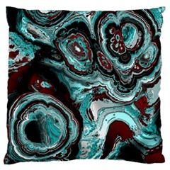 Fractal Marbled 05 Standard Flano Cushion Cases (one Side)  by ImpressiveMoments