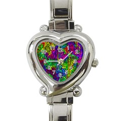 Liquid Plastic Heart Italian Charm Watch by ImpressiveMoments