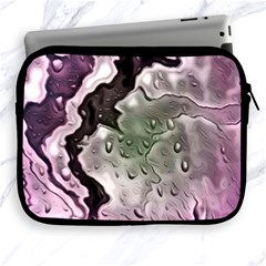 Wet Metal Pink Apple Ipad 2/3/4 Zipper Cases by ImpressiveMoments