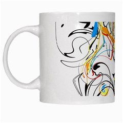 Abstract Fun Design White Mugs by digitaldivadesigns