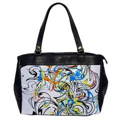 Abstract Fun Design Office Handbags by digitaldivadesigns