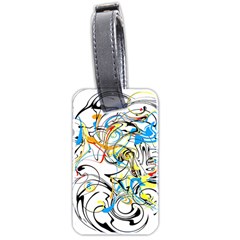 Abstract Fun Design Luggage Tags (two Sides) by digitaldivadesigns