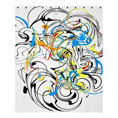 Abstract Fun Design Shower Curtain 60  X 72  (medium)  by digitaldivadesigns