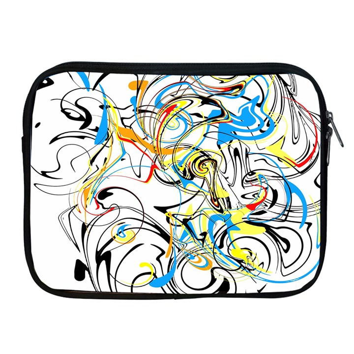 Abstract Fun Design Apple iPad 2/3/4 Zipper Cases