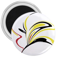 Abstract Flower Design 3  Magnets by digitaldivadesigns