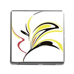 Abstract Flower Design Memory Card Reader (square) by digitaldivadesigns