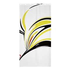 Abstract Flower Design Shower Curtain 36  X 72  (stall)  by digitaldivadesigns