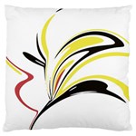 Abstract Flower Design Large Cushion Cases (Two Sides)  Front