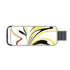 Abstract Flower Design Portable Usb Flash (two Sides) by digitaldivadesigns