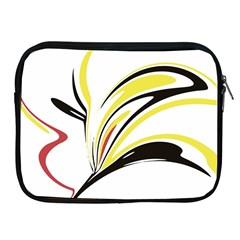 Abstract Flower Design Apple Ipad 2/3/4 Zipper Cases by digitaldivadesigns