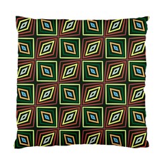 Rhombus Flowers Pattern Standard Cushion Case (two Sides) by LalyLauraFLM