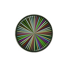 Colorful Rays Hat Clip Ball Marker (4 Pack) by LalyLauraFLM