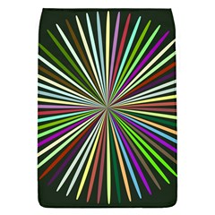 Colorful Rays Removable Flap Cover (l) by LalyLauraFLM