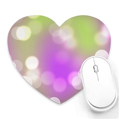 Modern Bokeh 7 Heart Mousepads by ImpressiveMoments