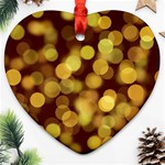 Modern Bokeh 9 Ornament (Heart)  Front