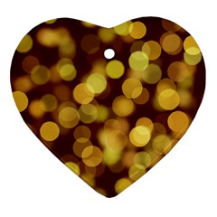 Modern Bokeh 9 Heart Ornament (2 Sides) by ImpressiveMoments