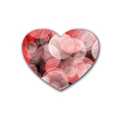 Modern Bokeh 10 Heart Coaster (4 Pack)  by ImpressiveMoments