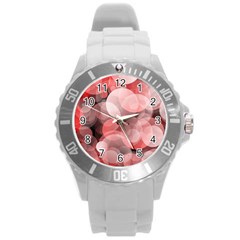 Modern Bokeh 10 Round Plastic Sport Watch (l) by ImpressiveMoments