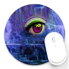 Waterfall Tears Round Mousepads by icarusismartdesigns