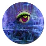 Waterfall Tears Magnet 5  (Round) Front