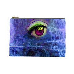 Waterfall Tears Cosmetic Bag (large)  by icarusismartdesigns