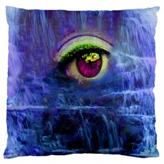 Waterfall Tears Large Cushion Cases (one Side)  by icarusismartdesigns