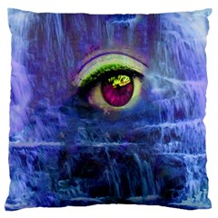 Waterfall Tears Standard Flano Cushion Cases (two Sides)  by icarusismartdesigns