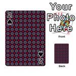 Cute Pretty Elegant Pattern Playing Cards 54 Designs  Front - Spade2