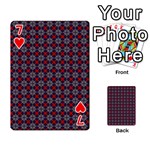 Cute Pretty Elegant Pattern Playing Cards 54 Designs  Front - Heart7