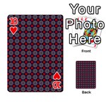 Cute Pretty Elegant Pattern Playing Cards 54 Designs  Front - Heart10