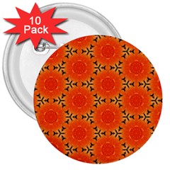 Cute Pretty Elegant Pattern 3  Buttons (10 pack) 