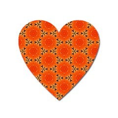 Cute Pretty Elegant Pattern Heart Magnet