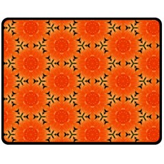 Cute Pretty Elegant Pattern Double Sided Fleece Blanket (Medium) 