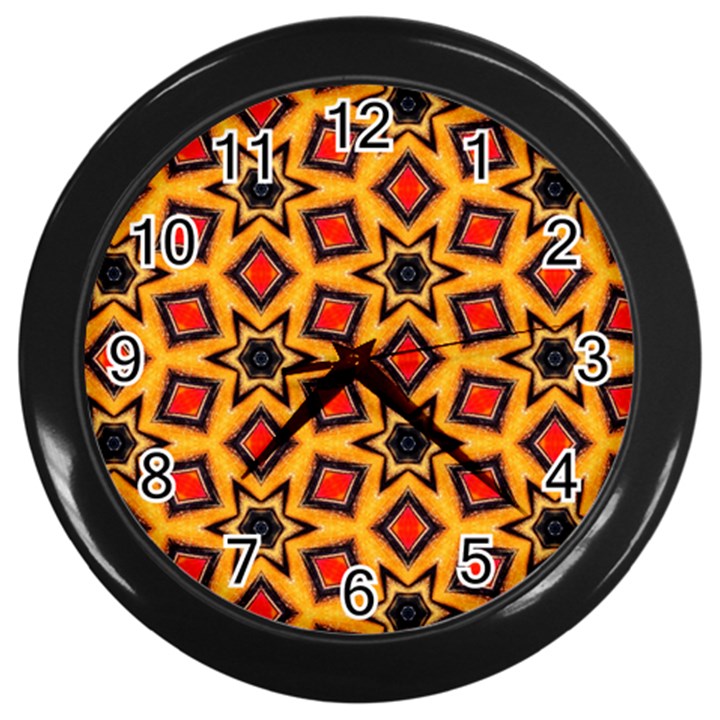 Cute Pretty Elegant Pattern Wall Clocks (Black)