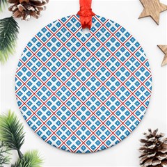 Cute Pretty Elegant Pattern Ornament (round)  by GardenOfOphir