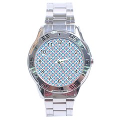 Cute Pretty Elegant Pattern Stainless Steel Men s Watch by GardenOfOphir