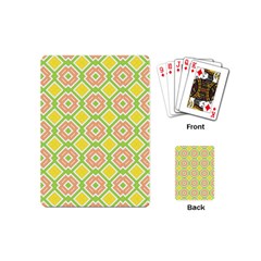 Cute Pretty Elegant Pattern Playing Cards (mini)  by GardenOfOphir