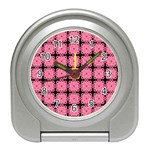 Cute Pretty Elegant Pattern Travel Alarm Clocks Front