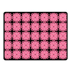 Cute Pretty Elegant Pattern Double Sided Fleece Blanket (small) 