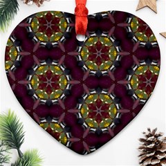 Cute Pretty Elegant Pattern Ornament (heart)  by GardenOfOphir