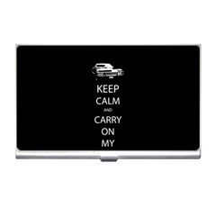 Keep Calm And Carry On My Wayward Son Business Card Holders by TheFandomWard