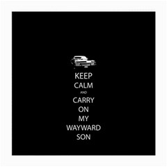 Keep Calm And Carry On My Wayward Son Medium Glasses Cloth by TheFandomWard