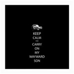 Keep Calm and Carry On My Wayward Son Medium Glasses Cloth (2-Side) Front