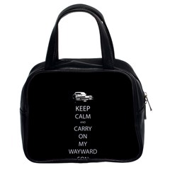 Keep Calm And Carry On My Wayward Son Classic Handbags (2 Sides) by TheFandomWard