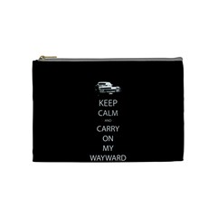 Keep Calm And Carry On My Wayward Son Cosmetic Bag (medium) 