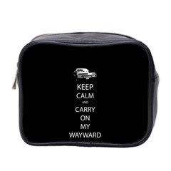 Keep Calm And Carry On My Wayward Son Mini Toiletries Bag 2-side by TheFandomWard